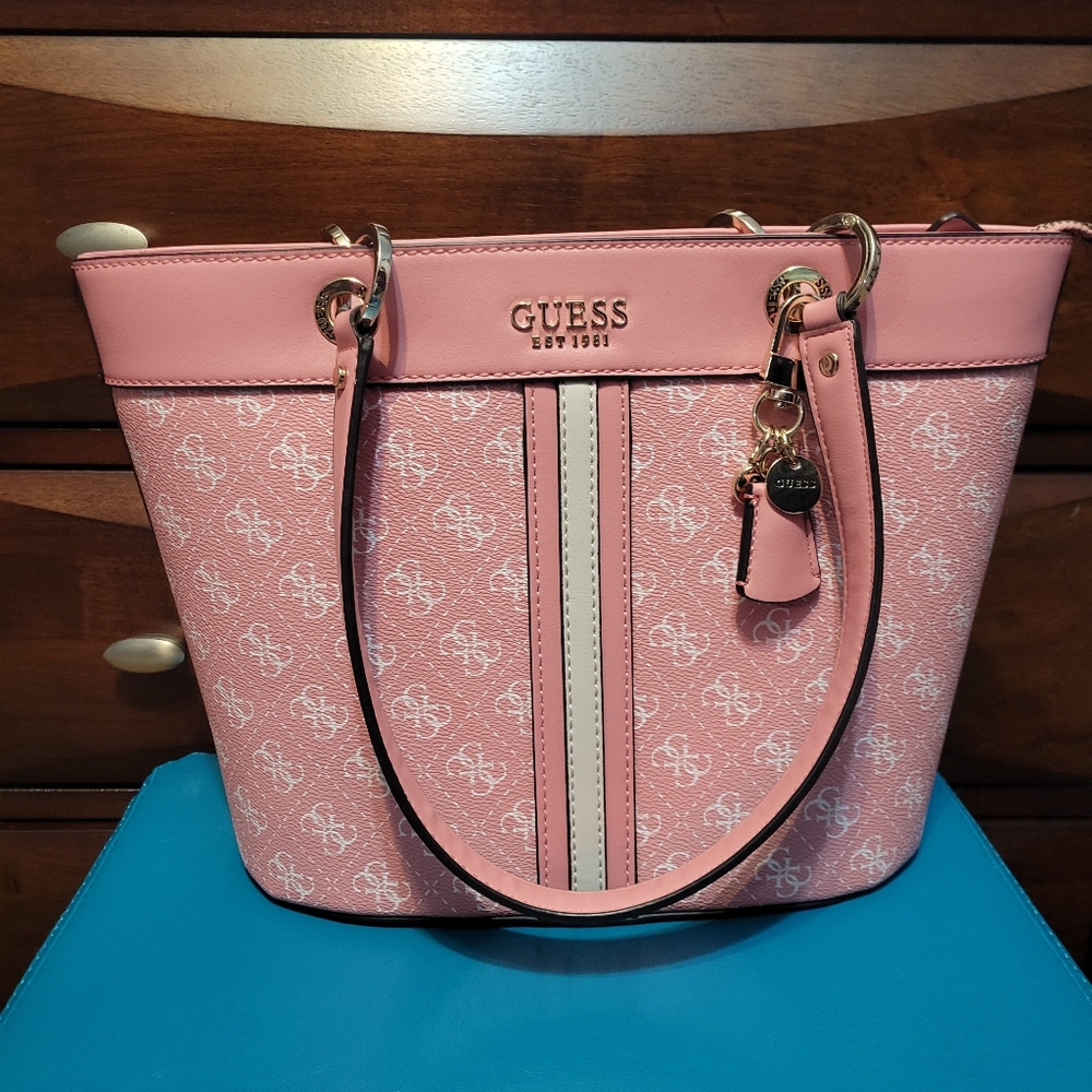 Guess Pink Noelle Tote